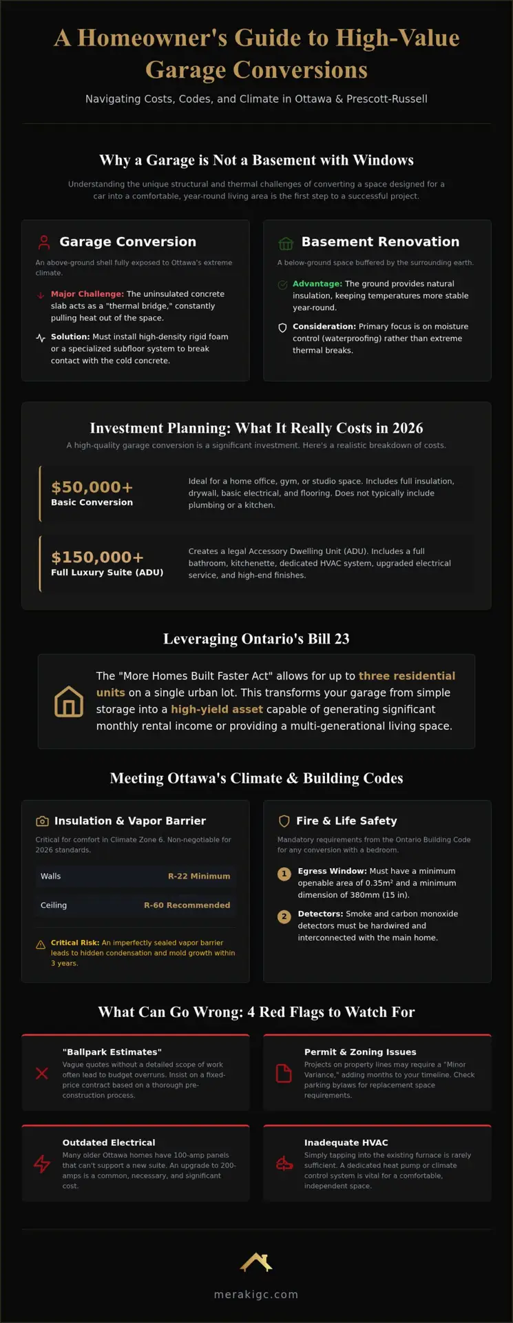 Garage Conversion in Ottawa: The 2026 Guide to High-Value Living Spaces